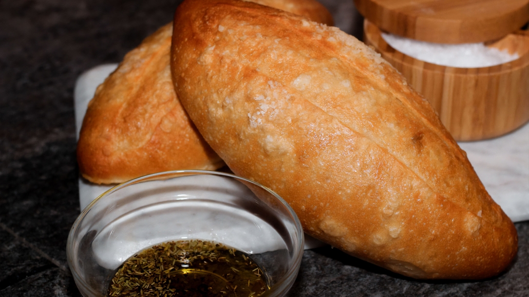 Mini Salt & Olive Oil Bread